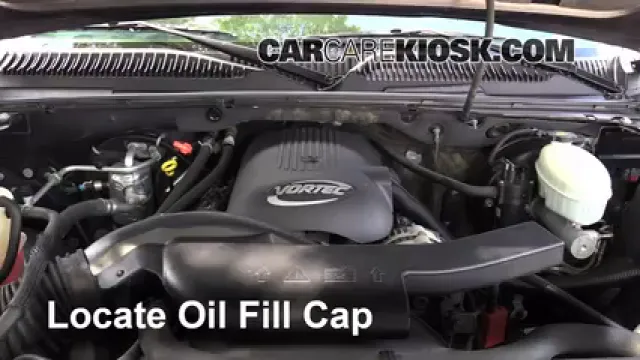 2003 Chevrolet Tahoe LS 5.3L V8 Huile Ajouter de l'huile